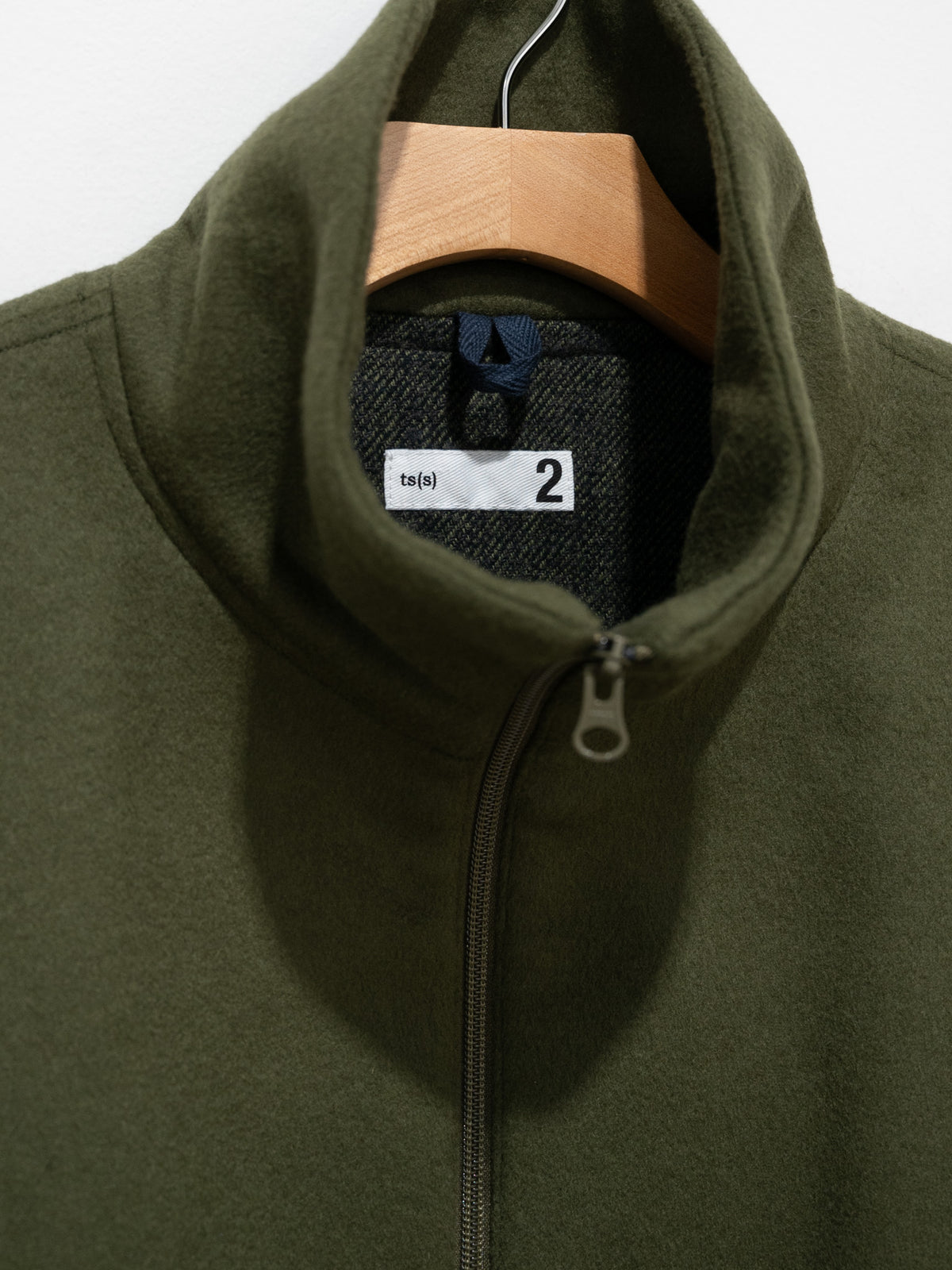 Check out our exciting range of Beaver Finished Wool High Neck Jacket -  Olive ts(s) . Unique Designs that you can't find elsewhere