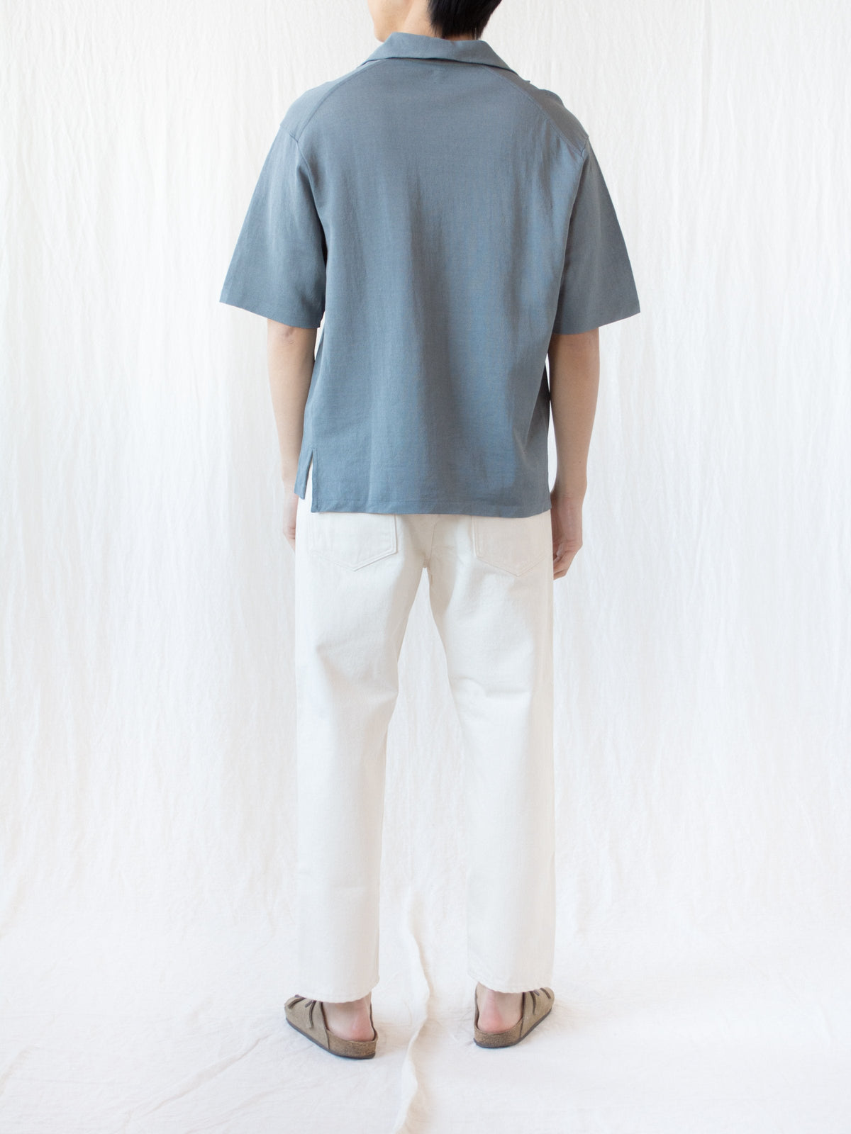 Shop our online store for Paper Loop Skipper Shirt - Blue Gray